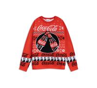 Coca Cola Rosso Logo Maglione di Natale Uomini