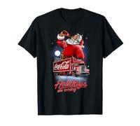 Coca Cola Santa E Camion Vacanze Stanno Arrivando Maglietta