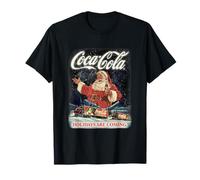 Coca Cola Santa Vacanze stanno arrivando Natale Maglietta