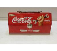 COCA COLA SCATOLA PORTAOGGETTI IN METALLO METAL BOX FOR TOOLS BOÎTE À OUTILS