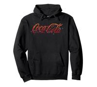 Coca-Cola Splatter Logo Felpa con Cappuccio