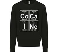 Coca Cola Tavola Periodica Divertente Cultura Della Droga Uomo Felpa Maglione
