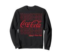 Coca-Cola Thank You Have A Nice Day Graphic Sweatshirt Felpa