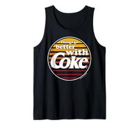 Coca-Cola Things Go Better with Coke Retro Striped Logo Canotta