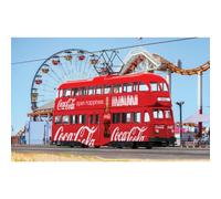 1/76 CORGI - BLACKPOOL - DECKER DOUBLE TRAM AUTOBUS COCA-COLA OPEN CC43515
