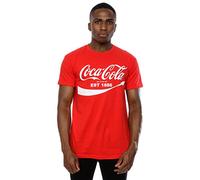 Coca Cola Uomo 86 Logo Maglietta Large Rosso