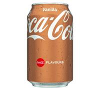 Coca Cola Bibita Analcolica Gusto Vaniglia Confezione da 24 Lattine da 330 ml