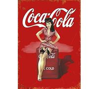 Coca Cola Vintage Wall Pubblicità Retro Targa in Metallo Cucina Drink Pop UK 10 (taglia A5 (200 x 150 mm)