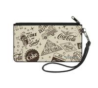 Coca-Cola Wallet, Zip Pouch, Vintage Coca Cola Have a Coke and Smile Icons Colla