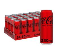 Coca Cola Zero - Bevanda Analcolica Senza Calorie, 330 ml [confezione da 24]
