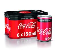 COCA-COLA ZERO - Coca-Cola Zero Zuccheri Zero Calorie mini lattine, 150 milliliters
