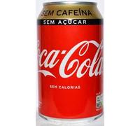Coca-Cola - Zero (decaffeinato), Lattina 330 ml - [pacco di 24]
