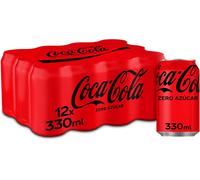 COCA COLA ZERO SLEEK LATTINA lattine 12 da 33 cl zero zuccheri