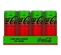 Coca Cola Zero Sugar Lime Lattina (12 x 250 ml)