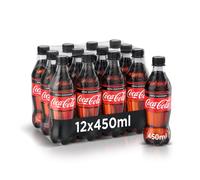 Coca Cola Zero Zuccheri 12 Bottiglie da 450 ml Tutto il Gusto della Formula Coca