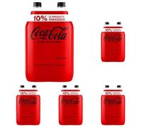 Coca-Cola Zero Zuccheri, Tutto il Gusto della Formula Coca-Cola Senza Calorie, Bottiglia 100% riciclabile - 4 Bottiglie da 1,5 L (Confezione da 5)