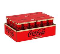 Coca-Cola Zero Zuccheri Zero Caffeina, Tutto il Gusto della Formula Coca-Cola Senza Calorie e Senza Caffeina, Lattina 100% riciclabile - 24 Lattine da 330 ml