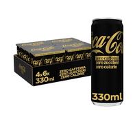Coca-Cola Zero Zuccheri Zero Caffeina, Tutto il Gusto della Formula Coca-Cola Senza Calorie e Senza Caffeina, Lattina 100% riciclabile - 24 Lattine da 330 ml