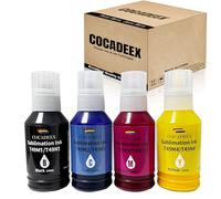 COCADEEX Inchiostro T49N a sublimazione, 4 x 140 ml