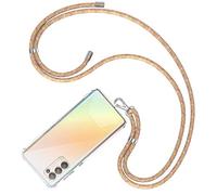 COCASES Cordino per telefono cellulare, cinturino da collo con 2 pezzi di patch trasparente (arcobaleno)