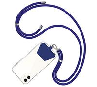 COCASES Cordino per Telefono,Regolabile Cordino Tracolla Universale Catena per Cellulare Compatibile con iPhone/Samsung/Huawei (Blu)