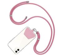 COCASES Cordino per Telefono,Regolabile Cordino Tracolla Universale Catena per Cellulare Compatibile con iPhone/Samsung/Huawei (Rosa)
