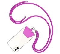 COCASES Cordino per Telefono,Regolabile Cordino Tracolla Universale Catena per Cellulare Compatibile con iPhone/Samsung/Huawei (Viola)