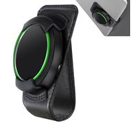 COCASES Supporto compatibile con Ooono Co-Driver No2, parasole clip in pelle per Ooono NO2(nero)