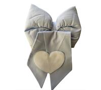 Coccarda Fiocco nascita cm 20x30 ricamabile made in italy azzurro celeste