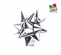 COCCARDA METALLIZZATA STELLA SPLENDID ARGENTO MM. 19 CF. 70 PZ.