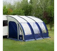 Cocchiere Vision Design Edition 380 Caravan Tenda Veranda 390 Blu Elettrico 3.9m