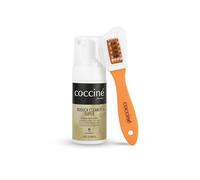 Coccine - Kit Shampoo Scarpe con Spazzola, Mousse Detergente per Camoscio e Nabuk, Shampoo Velour per Scarpe in Camoscio, Trattamento di Pulizia Profonda per Diversi Tipi di Sporco