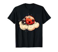 Coccinella addormentata Amante Coccinella Nuvola sonnecchiare Animale assonn Maglietta
