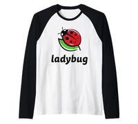 Coccinella Carino & Adorabile Natura Amore Coccinelle Maglia con Maniche Raglan