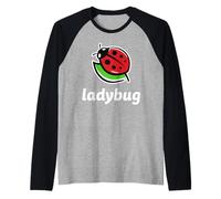 Coccinella Carino & Adorabile Natura Amore Coccinelle Maglia con Maniche Raglan