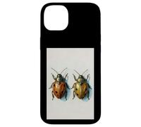 Coccinella Coppia pittura ad acquerello insetto arte insetto natura Custodia per iPhone 14 Plus