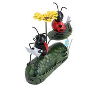 Coccinella in metallo vita in miniatura con ombrellone floreale ornamento da ...
