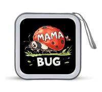 Coccinella Mamma Mamma Bug CD Case Holder Portatile 40 Capacità DVD Portafoglio Storage Organizer per Auto Viaggi
