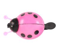Coccinella Rosa Campanello Bici in Plastica e Ottone per Ragazzo Ragazza | Disegno Decorativo Suono Chiaro, 1 Pezzo, per Scooter e Bici Ragazzo Ragazza, Regalo Carino