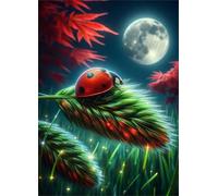 Coccinella spiga di grano - Puzzle 300 Pezzi - Puzzle Fai da te 38x26 cm,Intrattenimento Creativo - Puzzle Per Adulti E Tutta La Famiglie