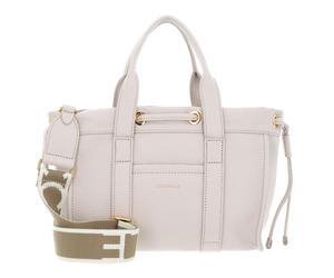 COCCINELLE 2Day Signature Handbag Grained Leather Lambskin White