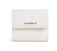 Coccinelle, ,Accessories ,Donna ,Bianco ,ONE SIZE Metallic Soft Mini Wallet