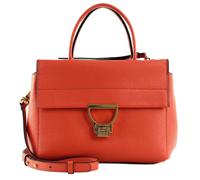 COCCINELLE Arlettis Handbag Grained Leather Grenadine Red