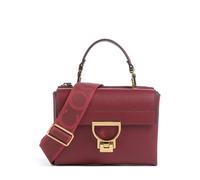 Coccinelle Arlettis Signature Borsa a tracolla rosso, pelle granulata, donna