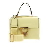 Coccinelle Arlettis Signature Handbag Grained Leather Lime Wash