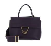 Coccinelle Arlettis Signature Handbag Grained Leather Prune
