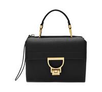 Coccinelle Pelle borsa a tracolla borsa da sera Arlettis Handbag Grainy Leather Noir nero