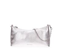 Coccinelle Aura Mini Bag Grained Leather Silver