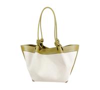 Coccinelle, ,Bags ,Donna ,Bianco ,ONE SIZE Finn Canvas Shoulder Bag
