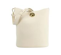 Coccinelle Pelle borsa a tracolla Nikla Handbag Double Grainy Leather Pearl/Cognac avorio
